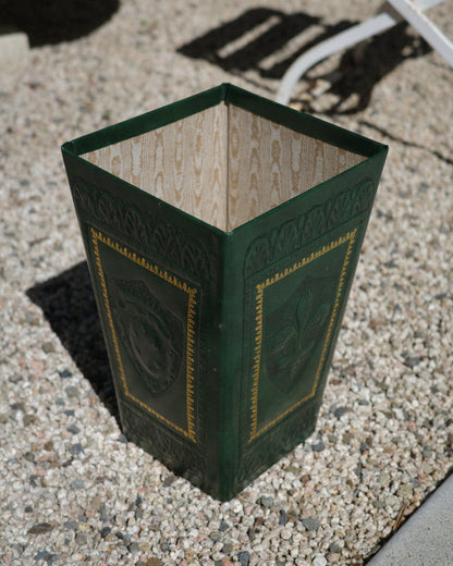 Florentine Wastebasket - Verde