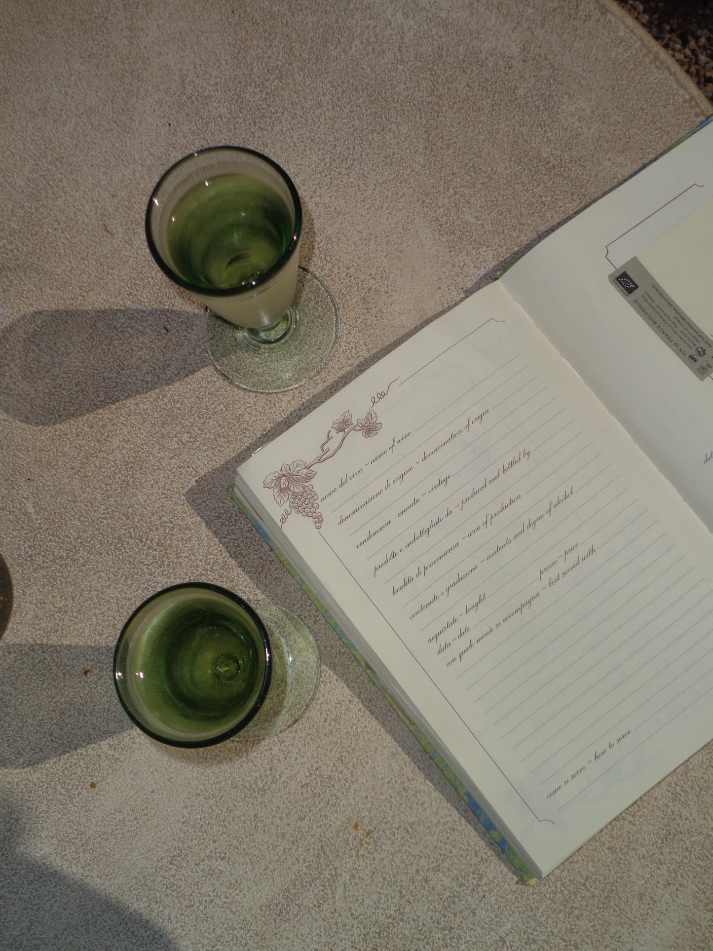 Libro dei Vini - Pinot Grigio