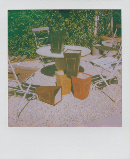 Florentine Wastebasket - Cherry